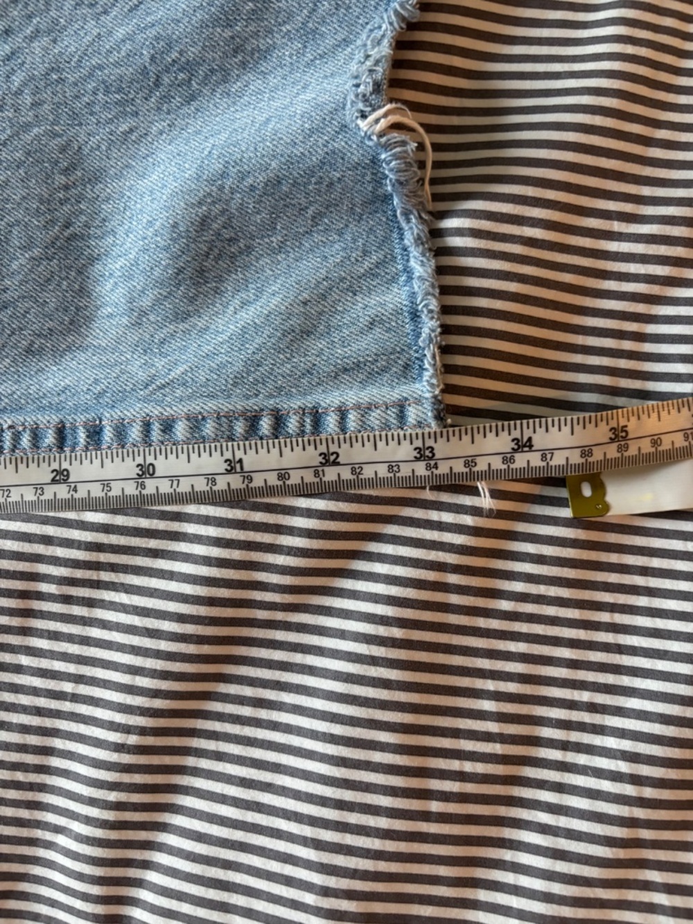 Zara - Size 6 Wide Leg Denim - Non-Stretch - 33" inseam - Picture 7 of 9